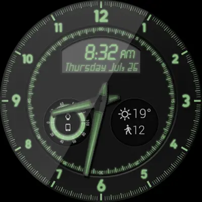 Simply Basic HD Watch Face android App screenshot 0