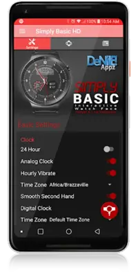 Simply Basic HD Watch Face android App screenshot 12