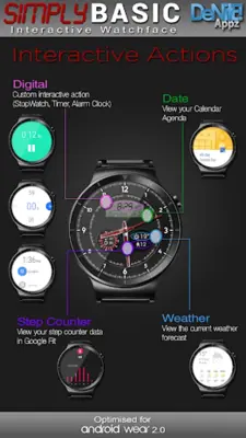 Simply Basic HD Watch Face android App screenshot 13