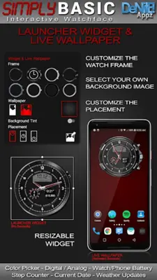 Simply Basic HD Watch Face android App screenshot 14