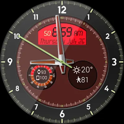 Simply Basic HD Watch Face android App screenshot 1