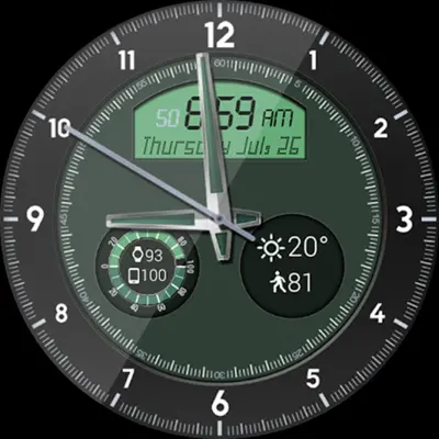 Simply Basic HD Watch Face android App screenshot 2